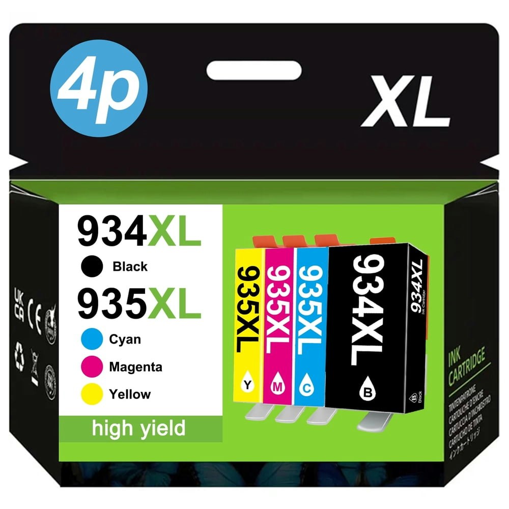 934XL and 935XL Ink Cartridge 4-Pack: $12.99 934XL and 935XL Ink Cartridge 4-Pack: $12.99