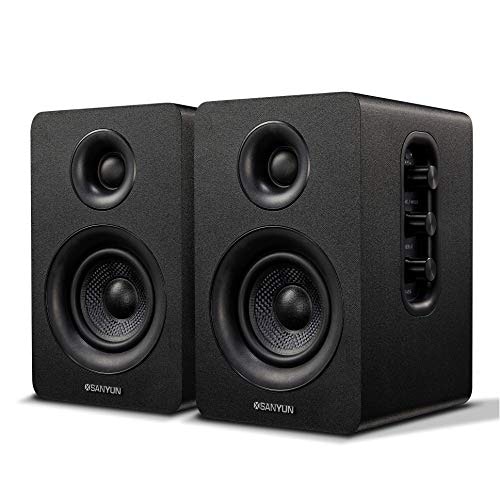 Sanyun SW208 3-inch 60W Bluetooth Bookshelf Speakers: $69.99 Sanyun SW208 3-inch 60W Bluetooth Bookshelf Speakers: $69.99