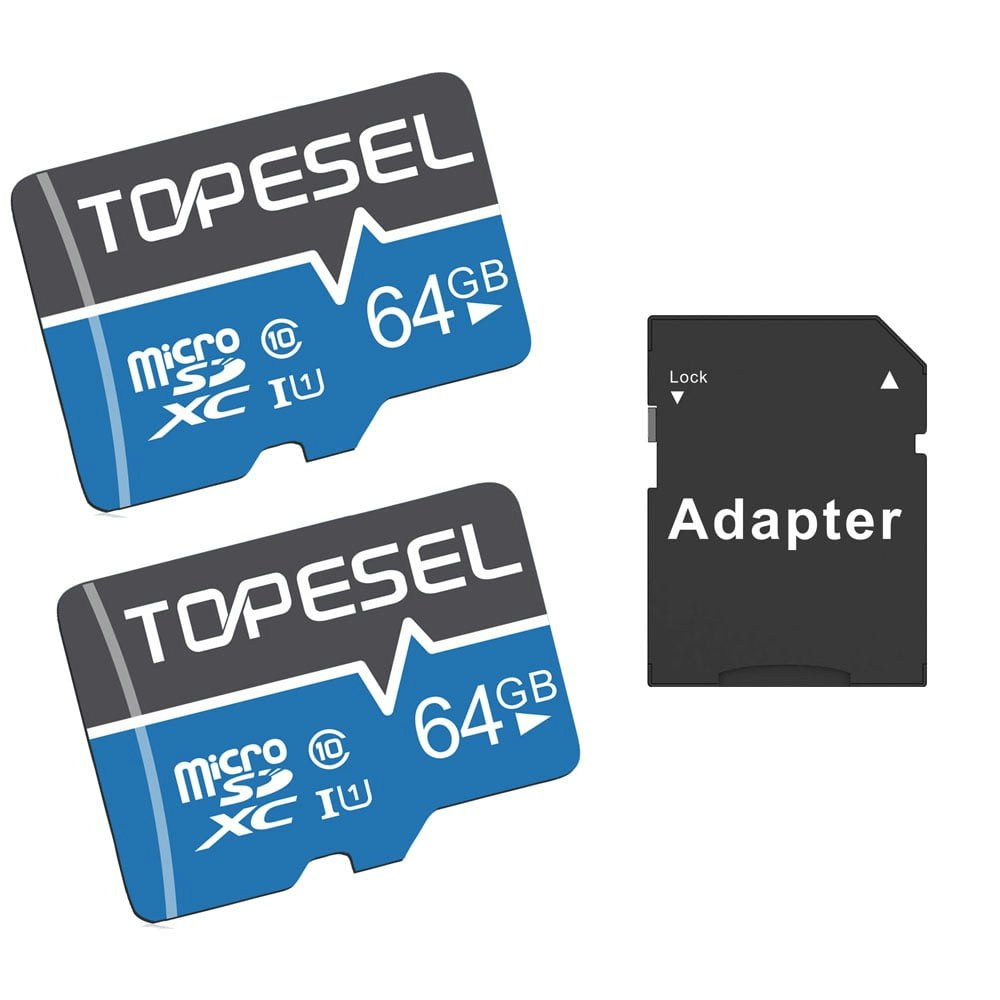 Topesel 64GB MicroSDXC Memory Card 2-Pack: $28.99