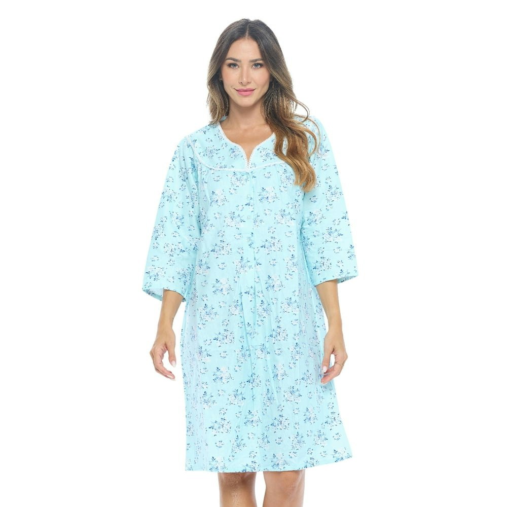 Casual Nights Women's Floral Flannel Long Sleeve Nightgown: $31.99