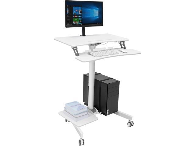 Mount-It! Height Adjustable Rolling Mobile Workstation: $467.98