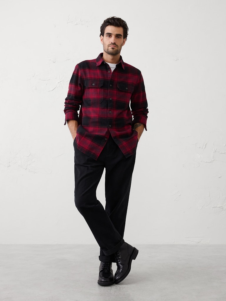 Standard-Fit Heavyweight Flannel Shirt: $31.97 Standard-Fit Heavyweight Flannel Shirt: $31.97