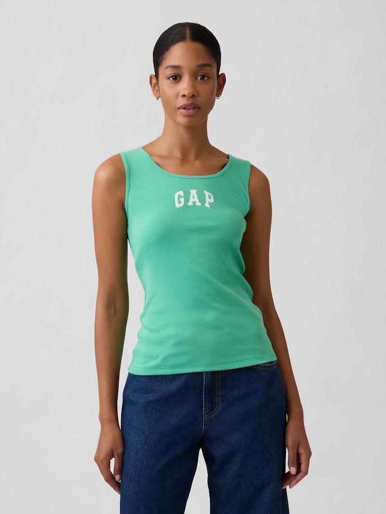 Gap Logo Ribbed Tank Top: $12.99 Gap Logo Ribbed Tank Top: $12.99