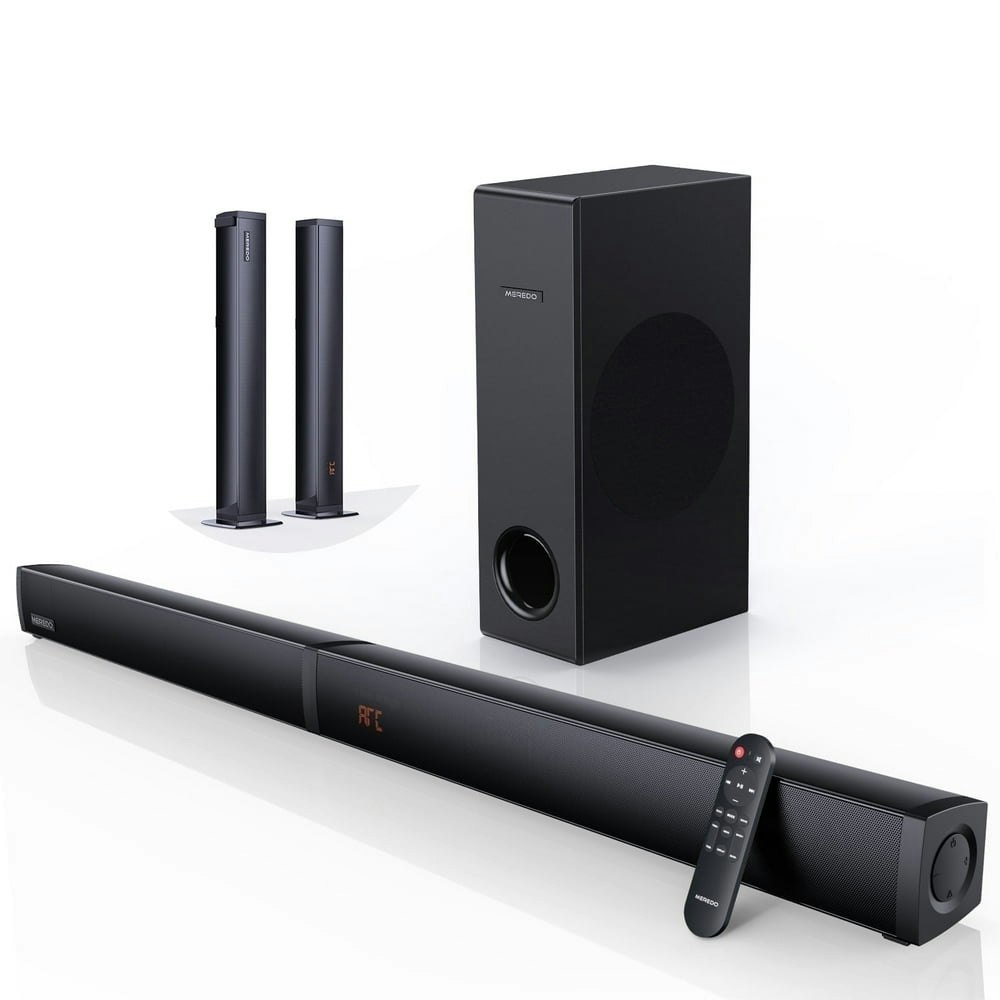 Meredo 32-inch 180W 2.1-Channel Separable Soundbar with Subwoofer: $89.99