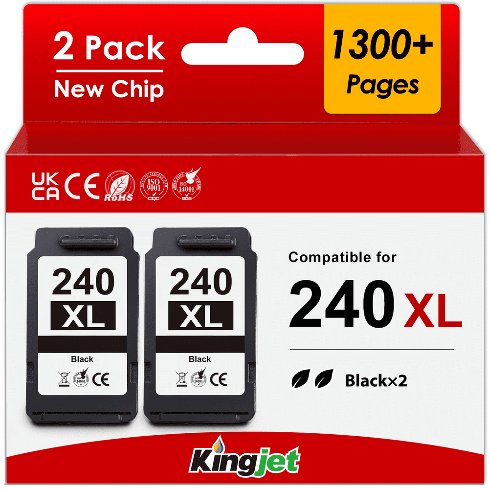 Canon 240XL Black Ink Cartridge 2-Pack: $33.59 Canon 240XL Black Ink Cartridge 2-Pack: $33.59