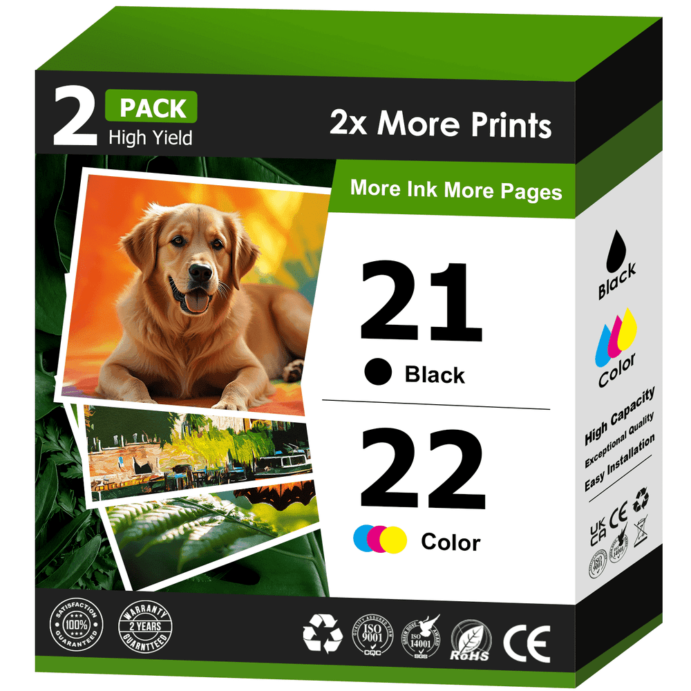HP 21 and 22 Ink Cartridge Combo Pack: $23.98 HP 21 and 22 Ink Cartridge Combo Pack: $23.98