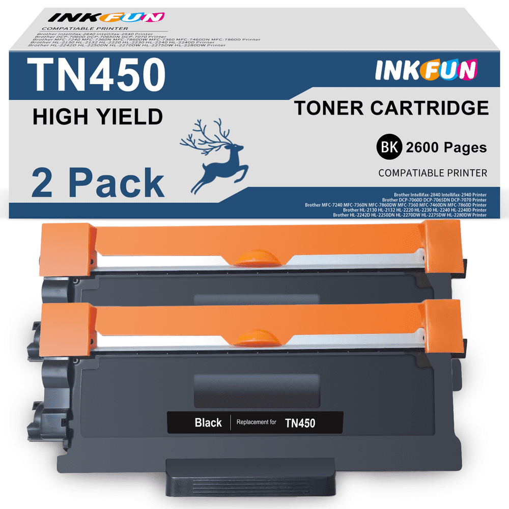 Brother TN450 Toner Cartridge 2-Pack: $17.37 Brother TN450 Toner Cartridge 2-Pack: $17.37