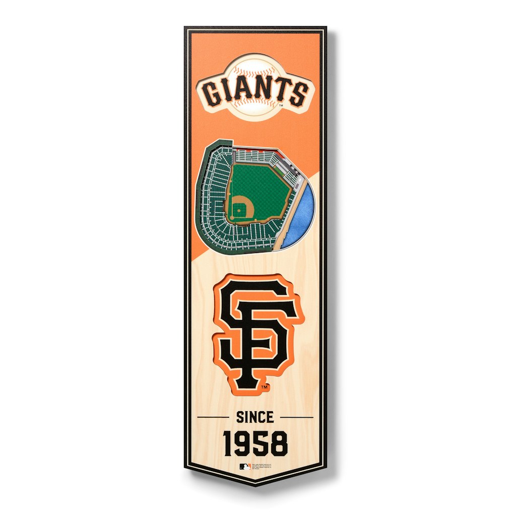 San Francisco Giants 6" x 19" 3D StadiumView Banner: $43.99 San Francisco Giants 6" x 19" 3D StadiumView Banner: $43.99