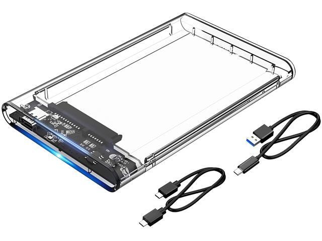 Orico 2.5-inch USB-C SATA Hard Drive Enclosure: $13.99