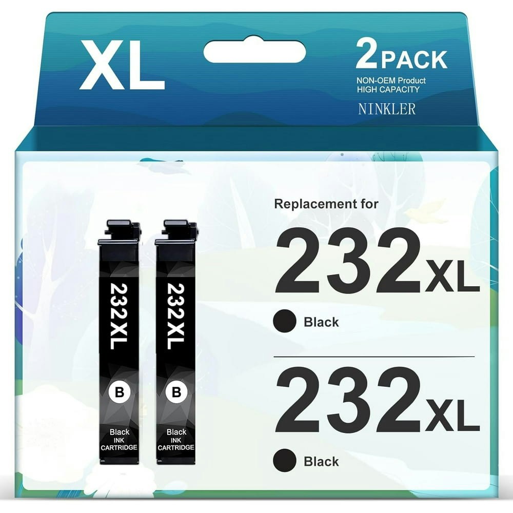 Homedoze T232 XL Black Ink Cartridge 2-Pack: $21.30 Homedoze T232 XL Black Ink Cartridge 2-Pack: $21.30