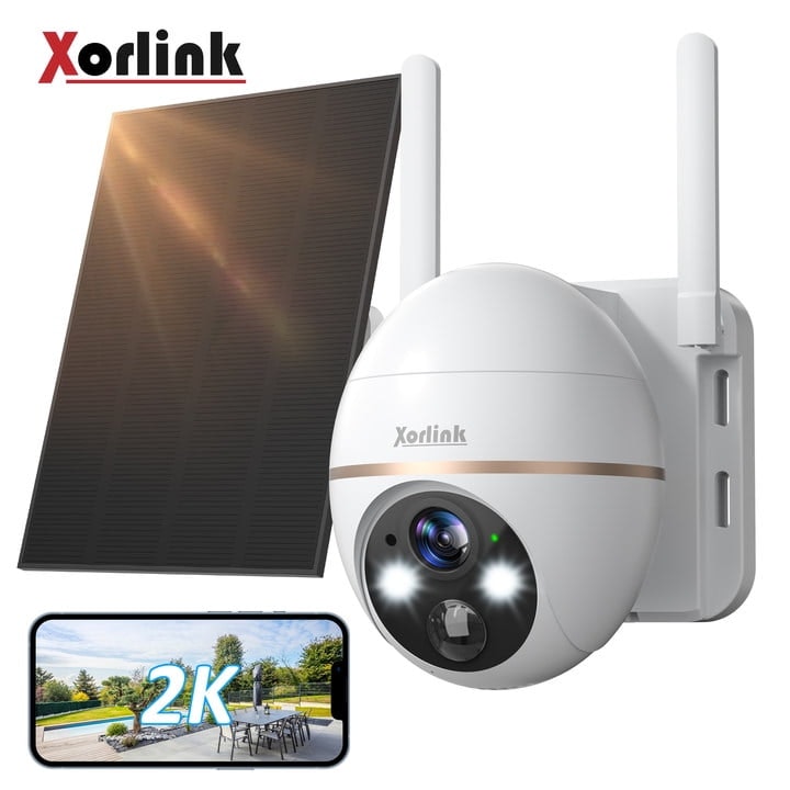 Xorlink 2K Wireless Solar Security Camera: $37.90 Xorlink 2K Wireless Solar Security Camera: $37.90