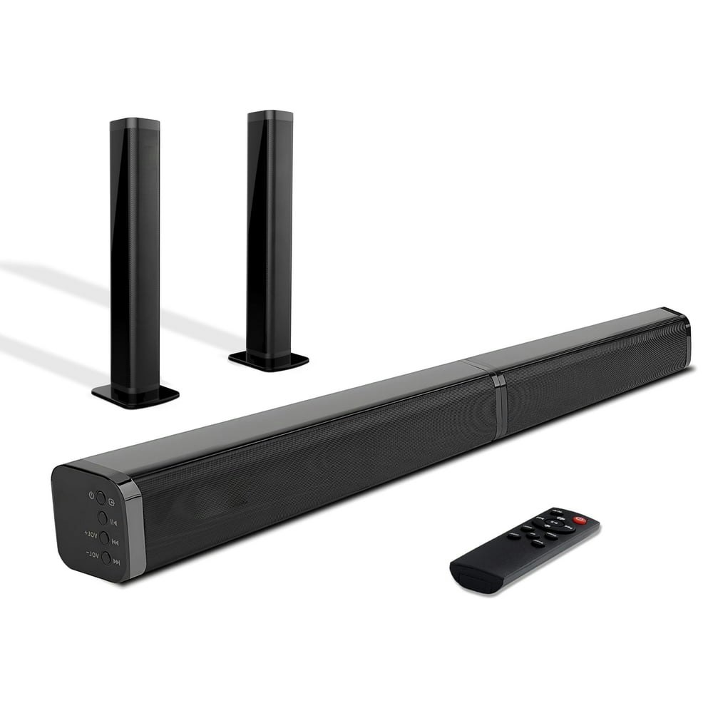 2-in-1 37-Inch Bluetooth TV Soundbar System: $40.80