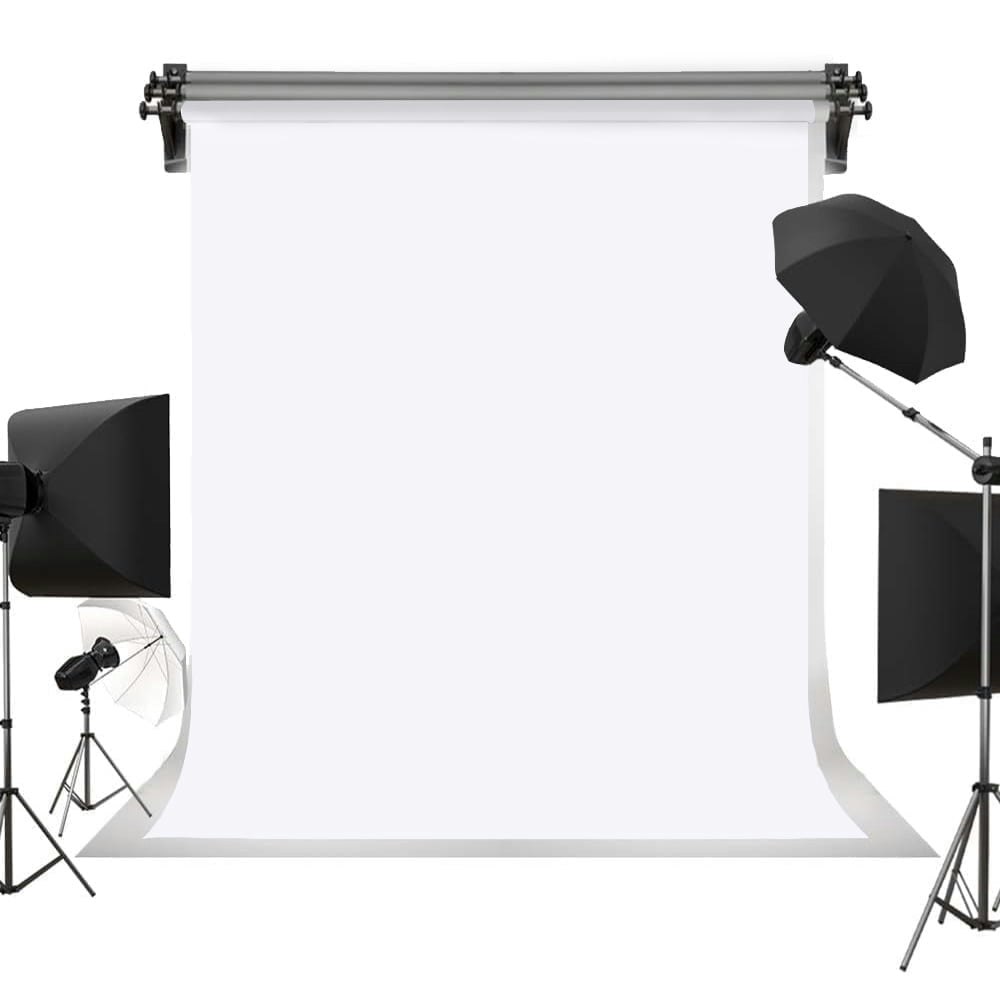 5x7-Foot Solid White Photography Backdrop: $15.99