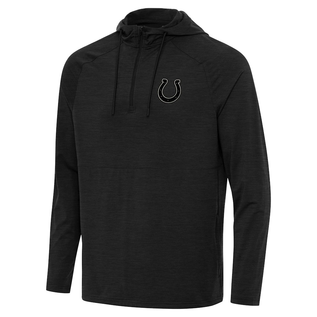 Antigua Indianapolis Colts Heather Black Raglan Quarter-Zip Hoodie: $114.99 Antigua Indianapolis Colts Heather Black Raglan Quarter-Zip Hoodie: $114.99