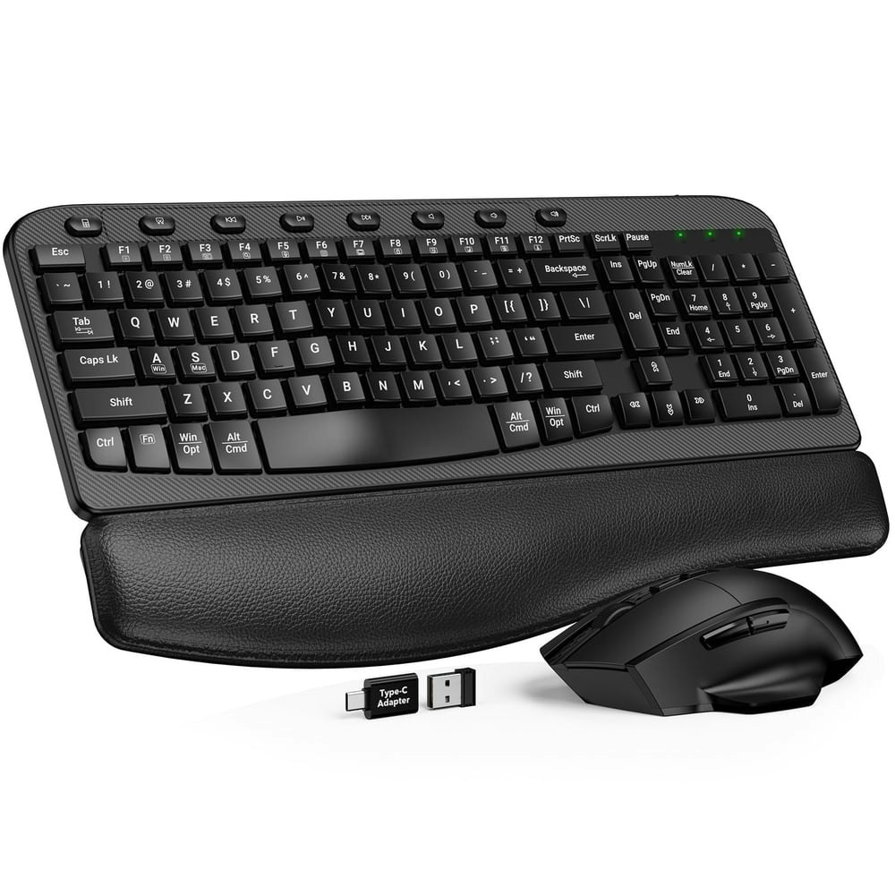 Wagpak Ergonomic Wireless Keyboard and Mouse Combo: $39.99
