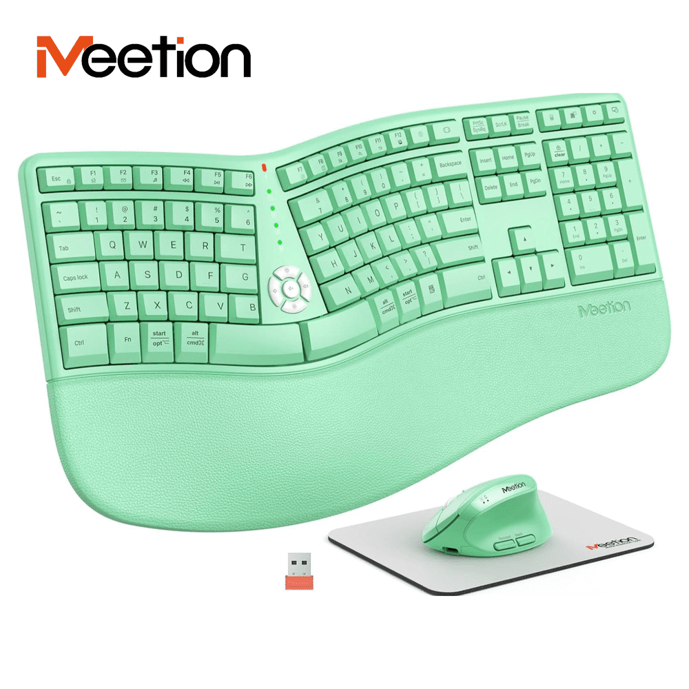 Meetion Ergonomic Split Keyboard and Vertical Mouse Set: $73.99 Meetion Ergonomic Split Keyboard and Vertical Mouse Set: $73.99