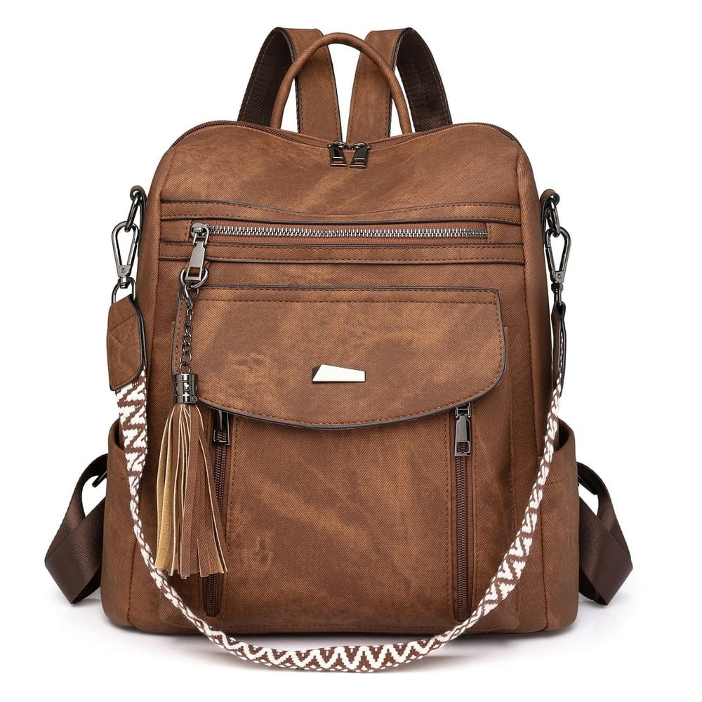 Goiacii Women's Leather Backpack Purse: $34.99 Goiacii Women's Leather Backpack Purse: $34.99