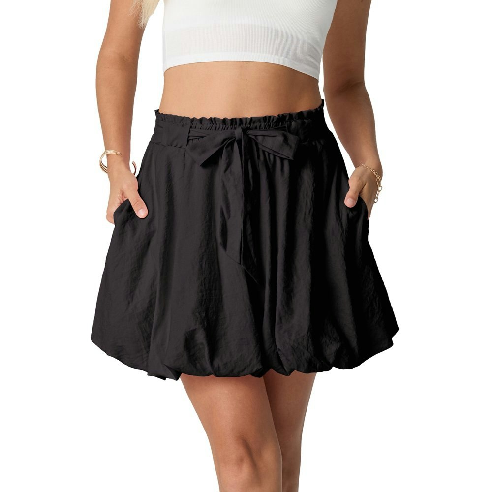 JWD Women's Boho High-Waisted Ruffled Mini Skirt: $14.99 JWD Women's Boho High-Waisted Ruffled Mini Skirt: $14.99