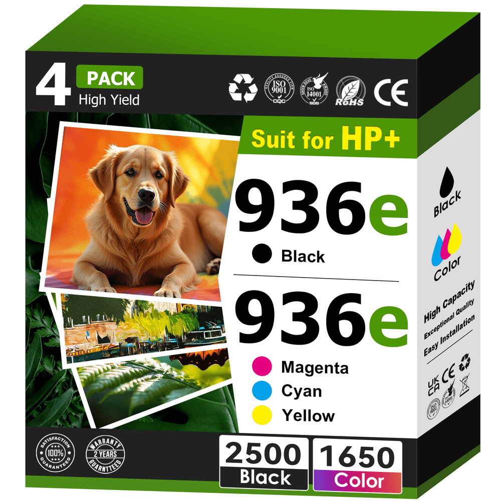 936e High Yield Ink Cartridge 4-Pack: $123.89 936e High Yield Ink Cartridge 4-Pack: $123.89