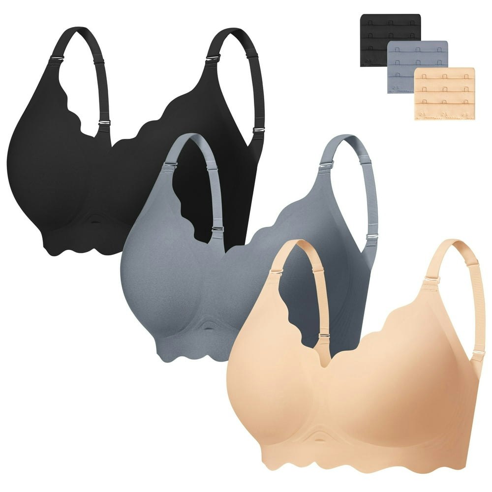 HBlife Seamless Wireless Push Up Bralette 3-Pack: $24.99 HBlife Seamless Wireless Push Up Bralette 3-Pack: $24.99