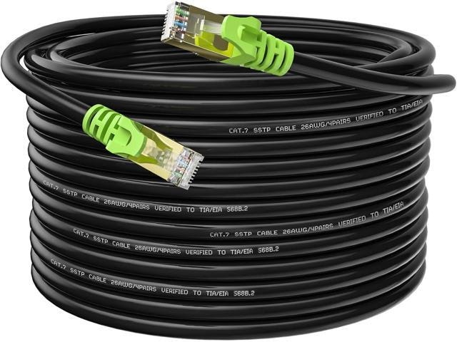 100-Foot Cat7 Ethernet Cable: $58.48 100-Foot Cat7 Ethernet Cable: $58.48