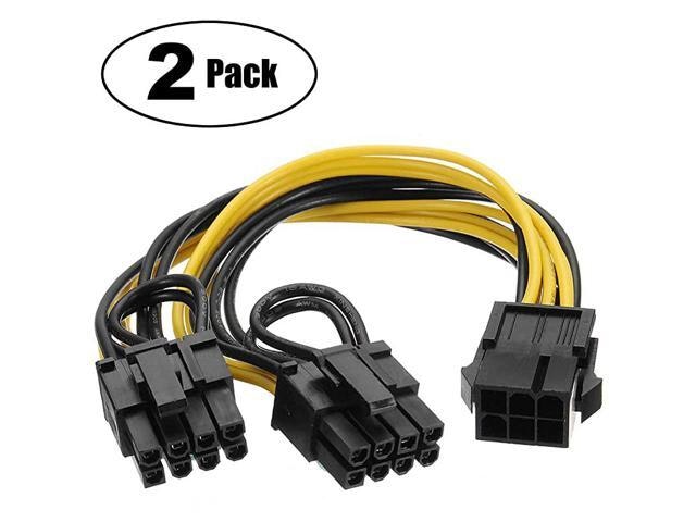 6-Pin to Dual 8-Pin PCIe Power Adapter Cable 2-Pack: $25.16 6-Pin to Dual 8-Pin PCIe Power Adapter Cable 2-Pack: $25.16