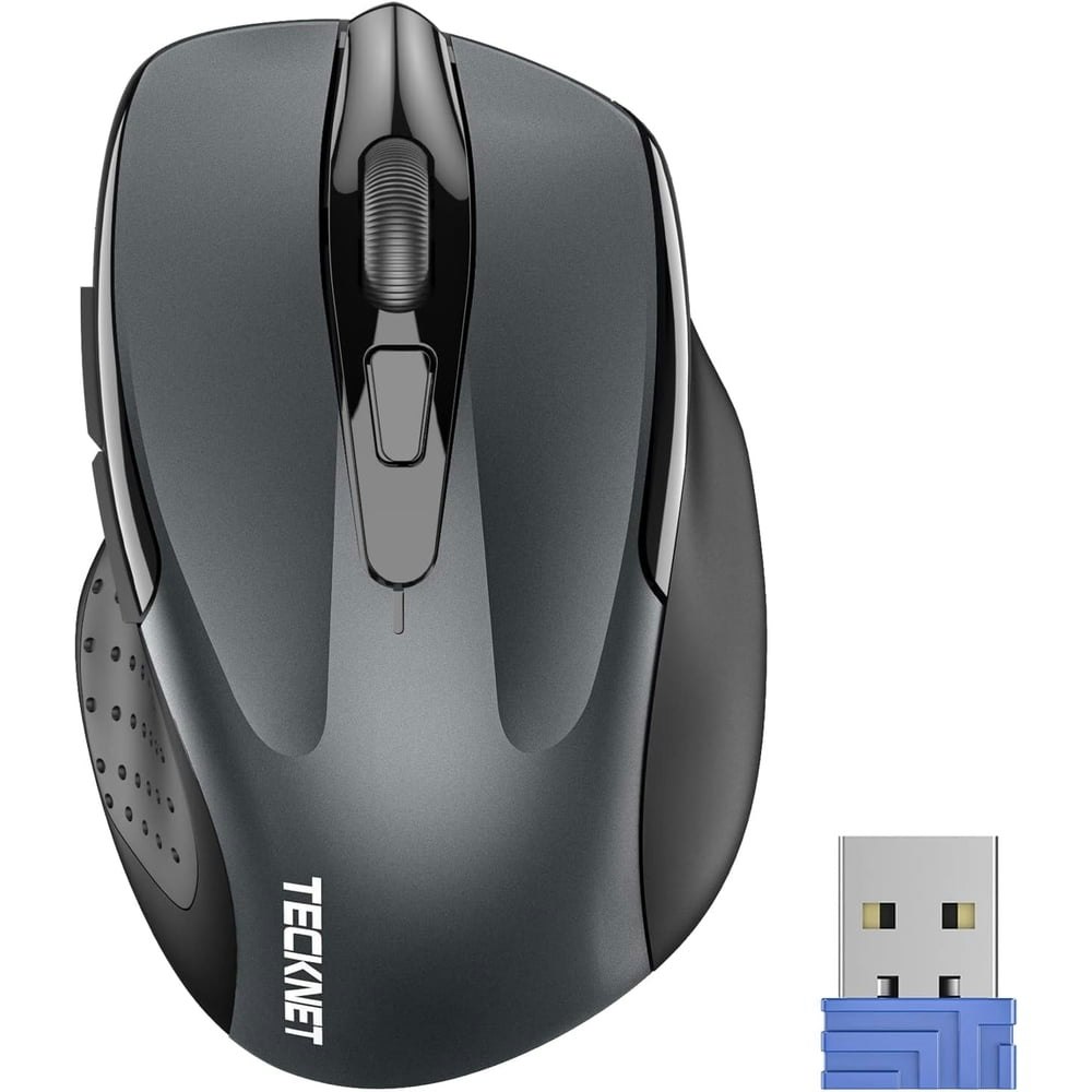 Tecknet 2.4G Ergonomic Optical Wireless Mouse: $11.99 Tecknet 2.4G Ergonomic Optical Wireless Mouse: $11.99
