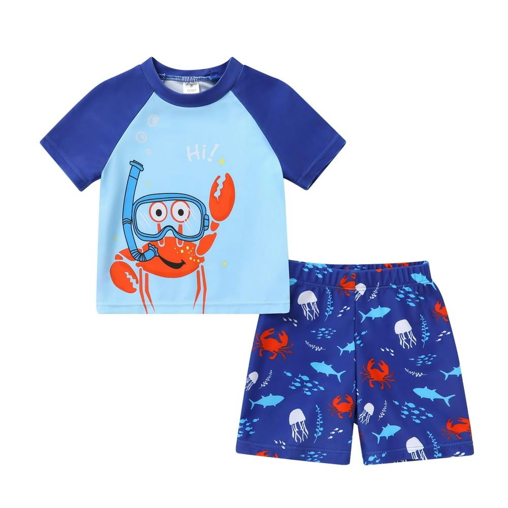 Younger Tree Toddler Boy 2-Piece Swimsuit Set: $14.99 Younger Tree Toddler Boy 2-Piece Swimsuit Set: $14.99