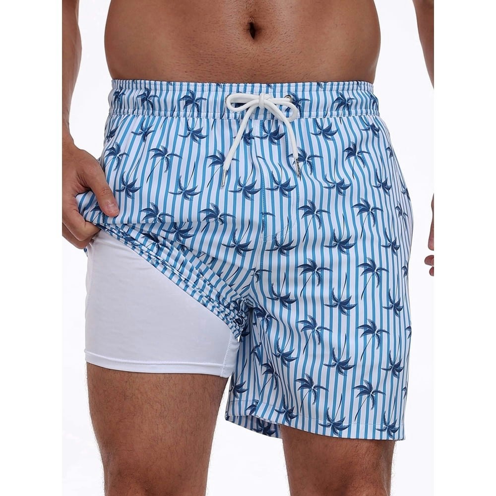 Dakimoe Men's 2-in-1 Compression Liner Swim Trunks: $14.99 Dakimoe Men's 2-in-1 Compression Liner Swim Trunks: $14.99