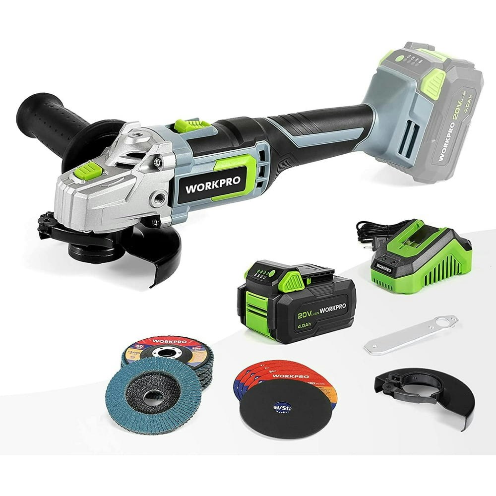 Workpro 20V 4-1/2-inch Cordless Angle Grinder Kit: $84.99 Workpro 20V 4-1/2-inch Cordless Angle Grinder Kit: $84.99