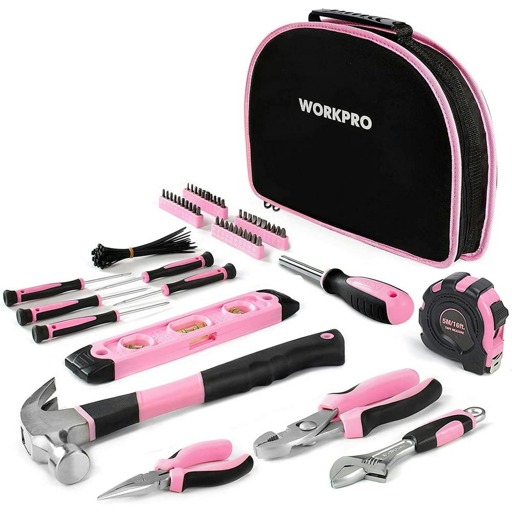 Workpro 103-Piece Pink Tool Kit: $35.99 Workpro 103-Piece Pink Tool Kit: $35.99
