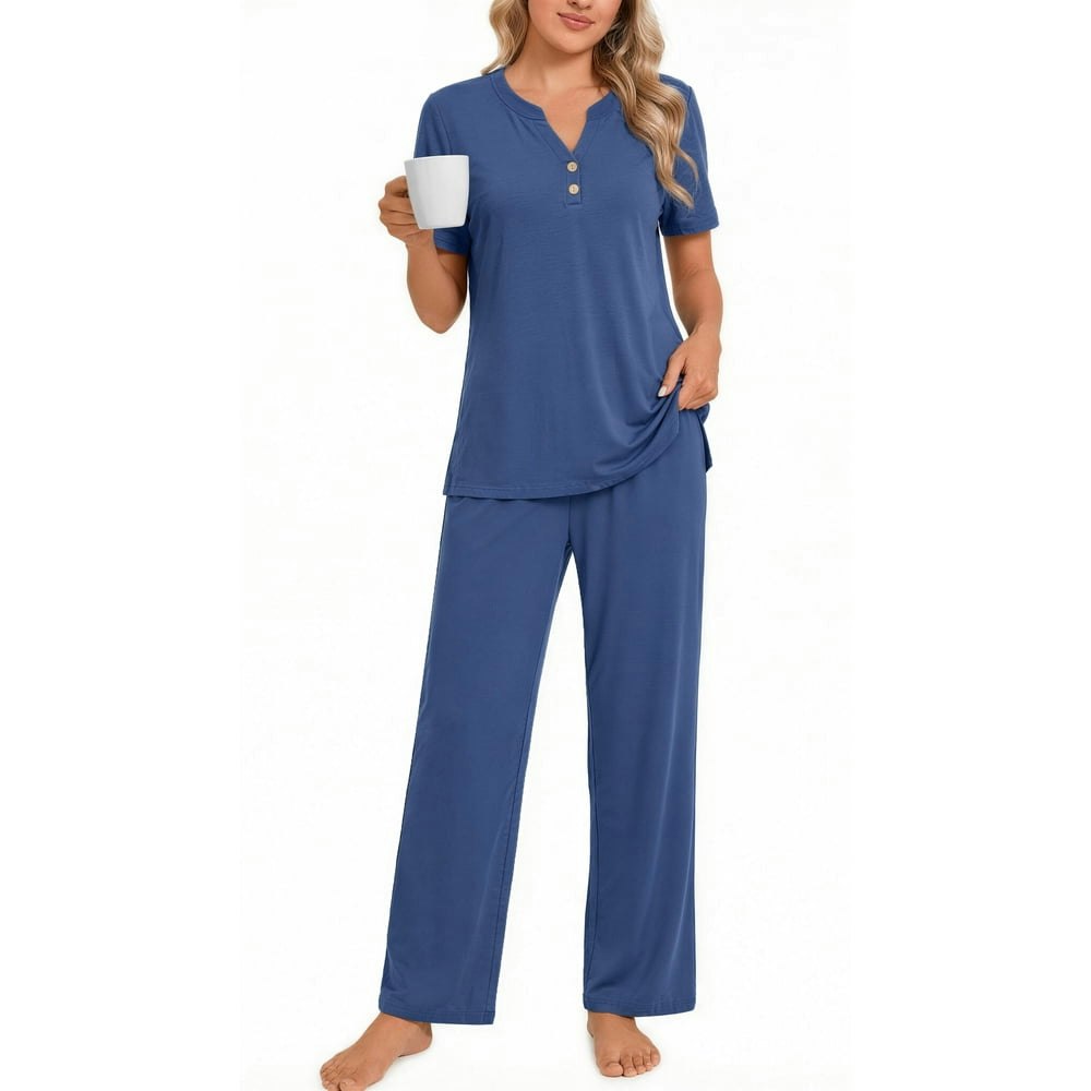 Fantaslook Women's V-Neck Pajama Set: $19.99