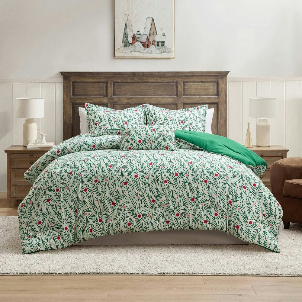Hallmark King Branches Holiday Comforter Set: $89.99 Hallmark King Branches Holiday Comforter Set: $89.99