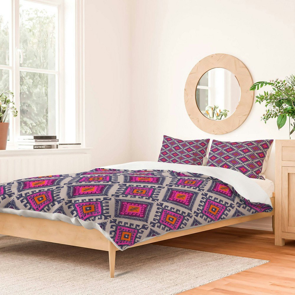 Deny Designs Holli Zollinger Shakami Full/Queen Duvet Cover and Pillow Sham Set: $199.99 Deny Designs Holli Zollinger Shakami Full/Queen Duvet Cover and Pillow Sham Set: $199.99
