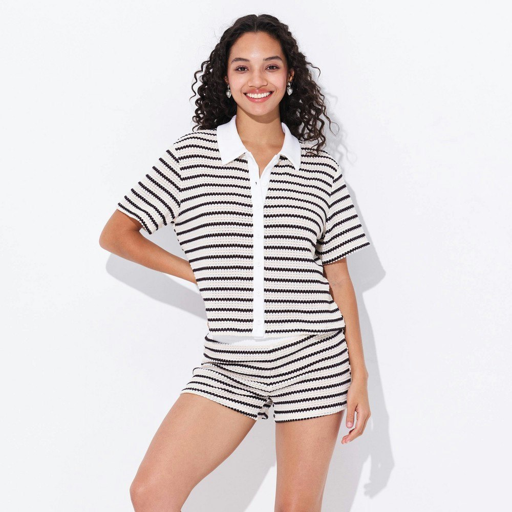 Wild Fable Women's Short Sleeve Button-Front Shirt: $28 Wild Fable Women's Short Sleeve Button-Front Shirt: $28