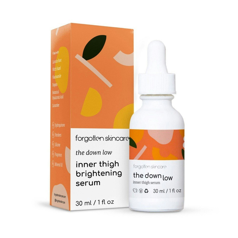 Forgotten Skincare The Down Low Inner Thigh Brightening Serum 1-fl oz: $26.99