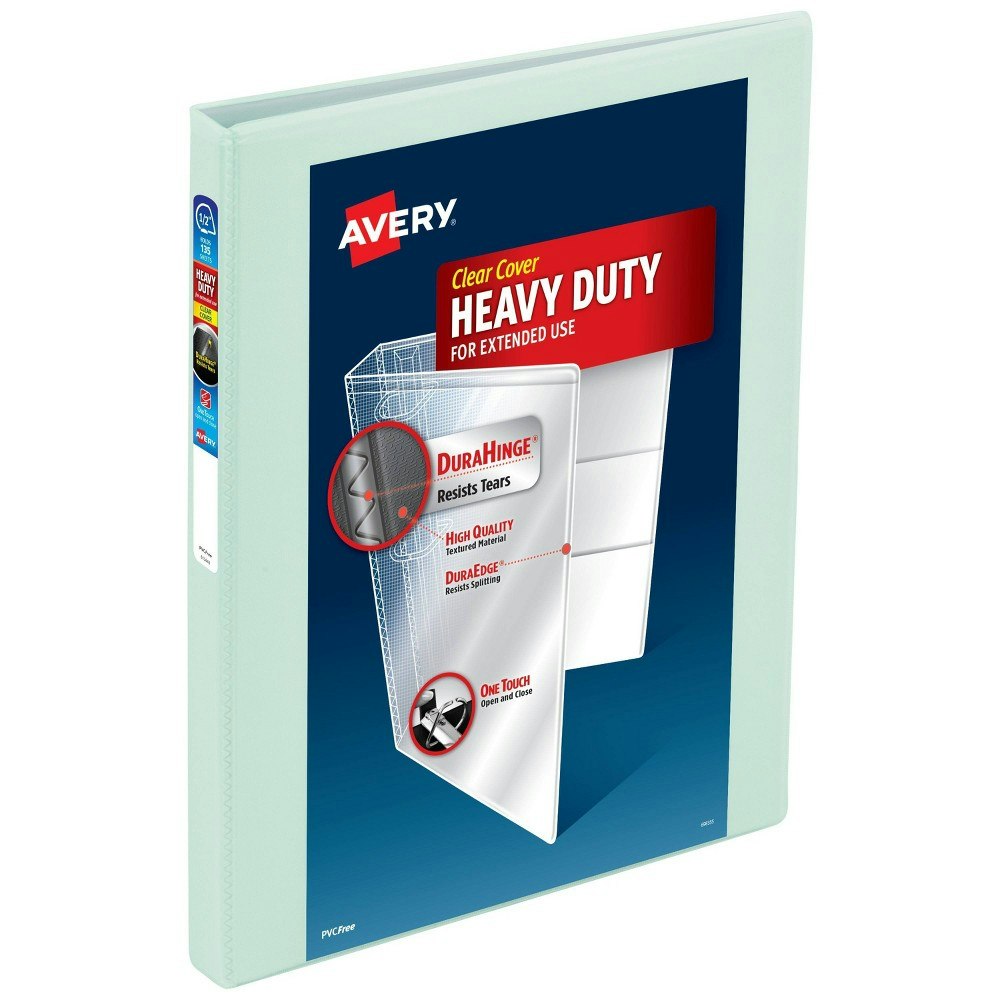 Avery 0.5-inch Heavy Duty View Ring Binder: $5.49 Avery 0.5-inch Heavy Duty View Ring Binder: $5.49