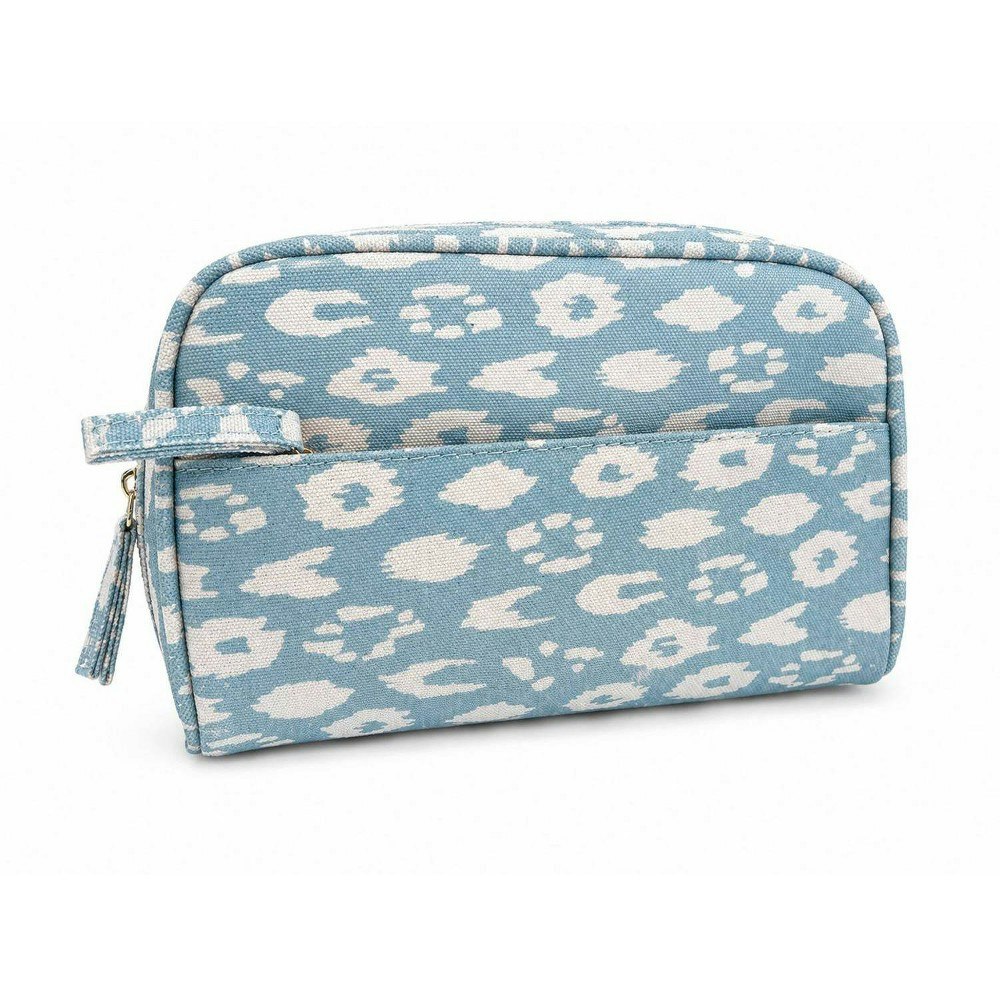 Gartner Studios Leopard Print Canvas Double Zip Pencil Pouch: $9.99 Gartner Studios Leopard Print Canvas Double Zip Pencil Pouch: $9.99