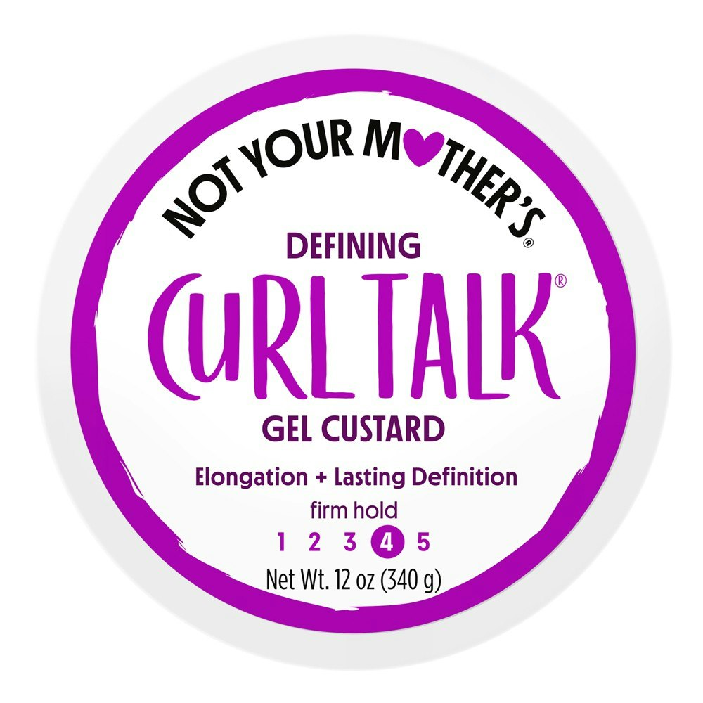 Not Your Mother's Curl Talk Defining Hair Gel Custard 12-oz.: $8.79 Not Your Mother's Curl Talk Defining Hair Gel Custard 12-oz.: $8.79
