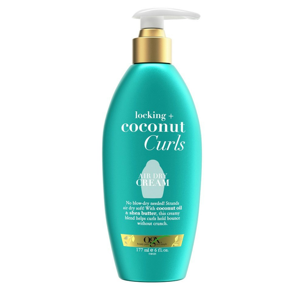 OGX Locking + Coconut Curls Air Dry Cream 6 fl oz: $8.39 OGX Locking + Coconut Curls Air Dry Cream 6 fl oz: $8.39