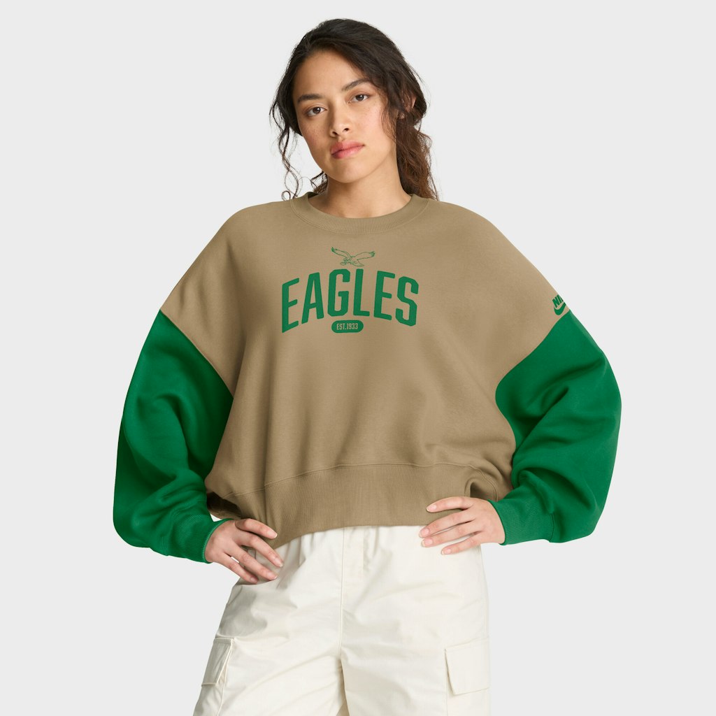 Nike Philadelphia Eagles Women's Oversized Pullover Sweatshirt: $74.99 Nike Philadelphia Eagles Women's Oversized Pullover Sweatshirt: $74.99