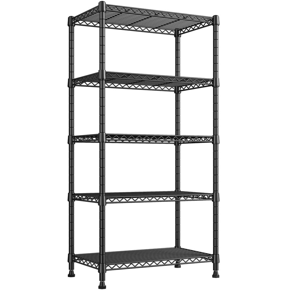 Reibii 5-Tier Wire Metal Storage Shelves: $34.99 Reibii 5-Tier Wire Metal Storage Shelves: $34.99