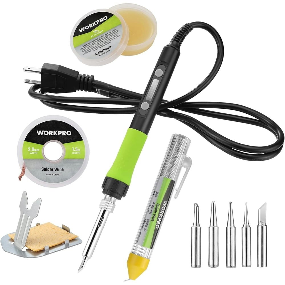 Workpro 90W Digital Soldering Iron Kit: $17.09 Workpro 90W Digital Soldering Iron Kit: $17.09