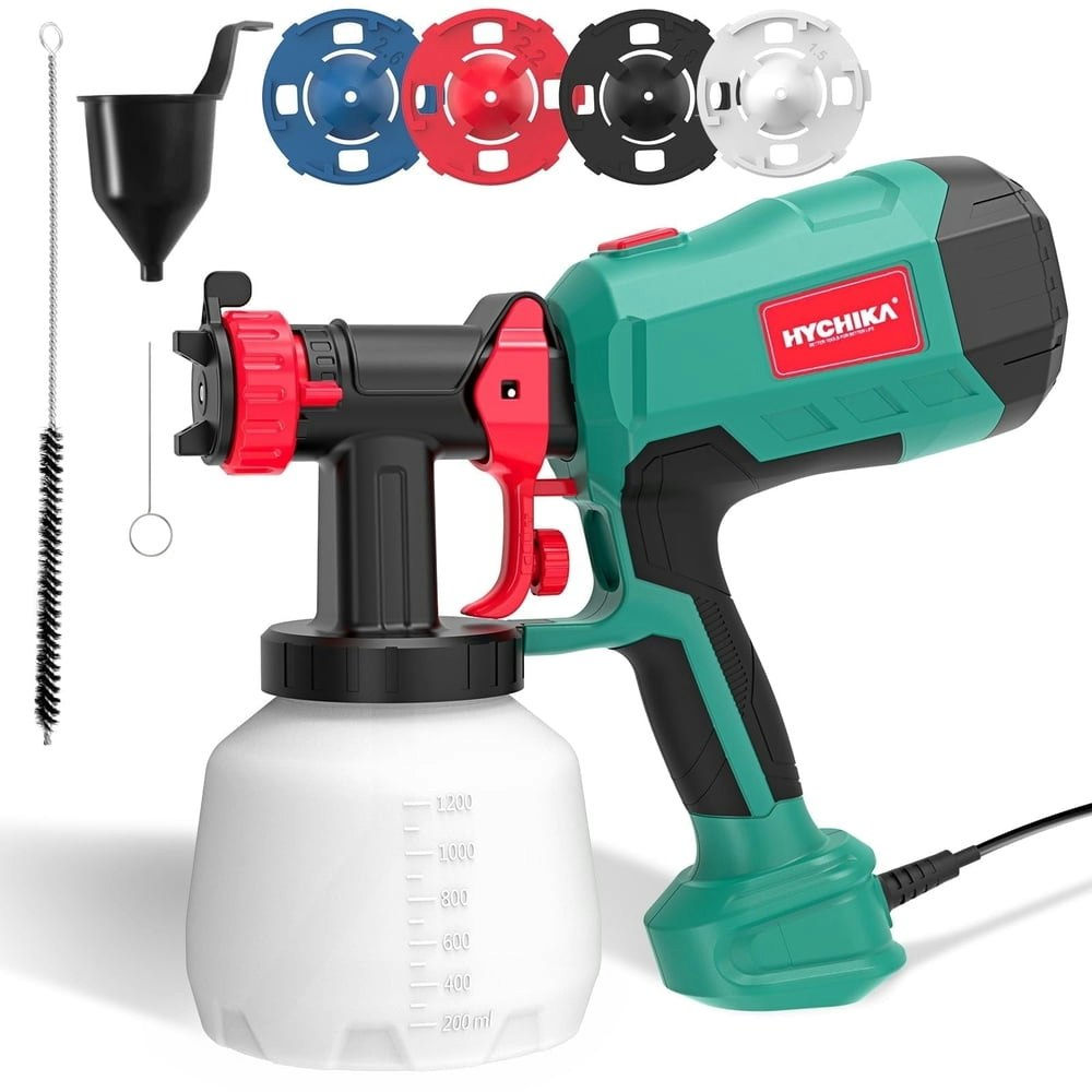 Hychika 600W 1,200ml Paint Sprayer: $50.99 Hychika 600W 1,200ml Paint Sprayer: $50.99