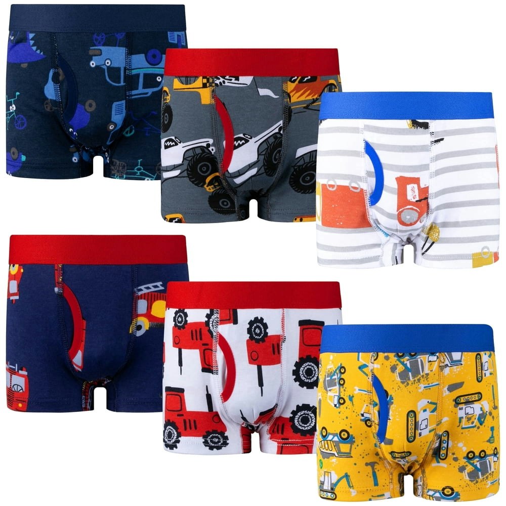 Big Elephant Boys' Cotton Boxer Briefs 6-Pack: $16.99 Big Elephant Boys' Cotton Boxer Briefs 6-Pack: $16.99