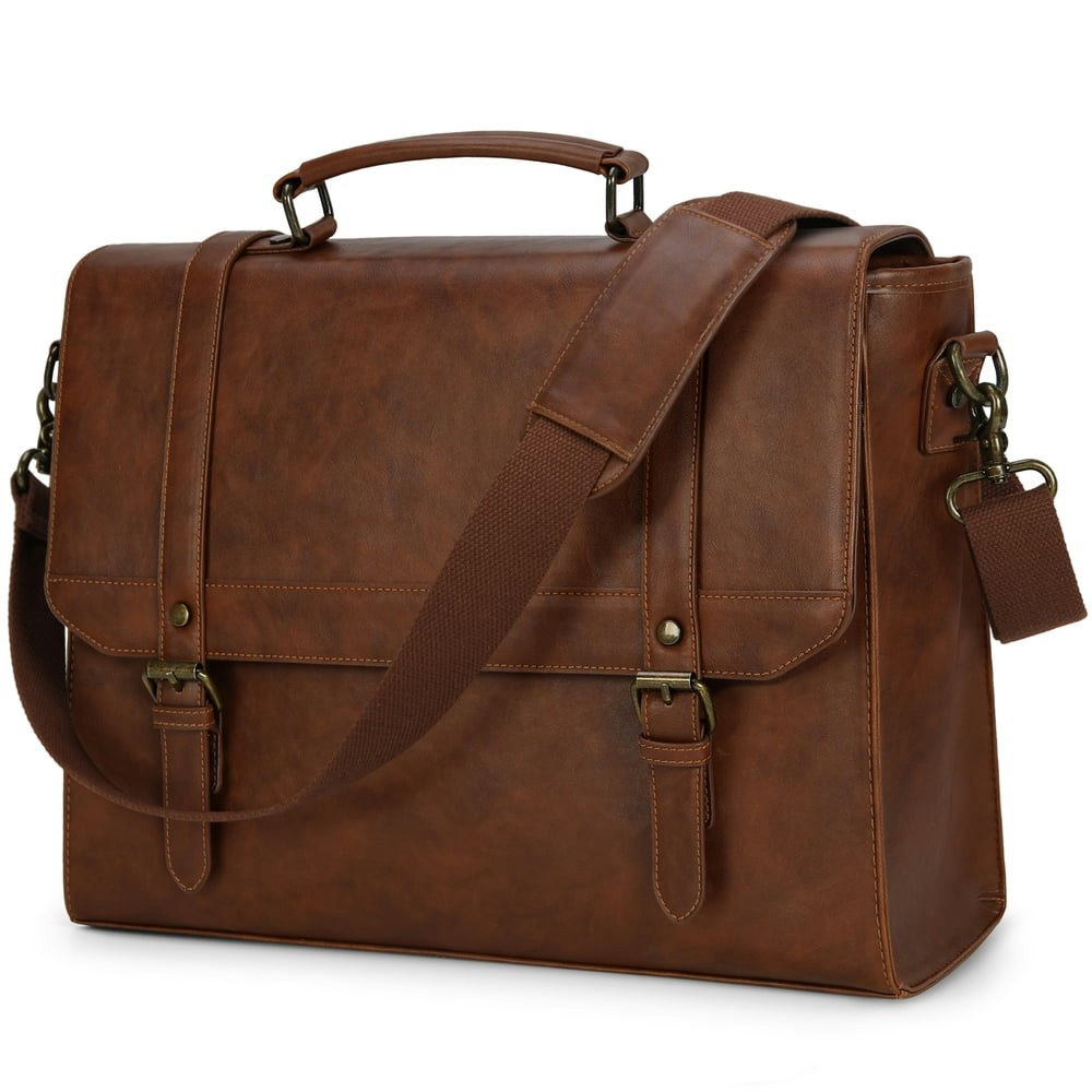 Rainsmore 15.6-Inch Leather Laptop Messenger Bag: $35.91 Rainsmore 15.6-Inch Leather Laptop Messenger Bag: $35.91