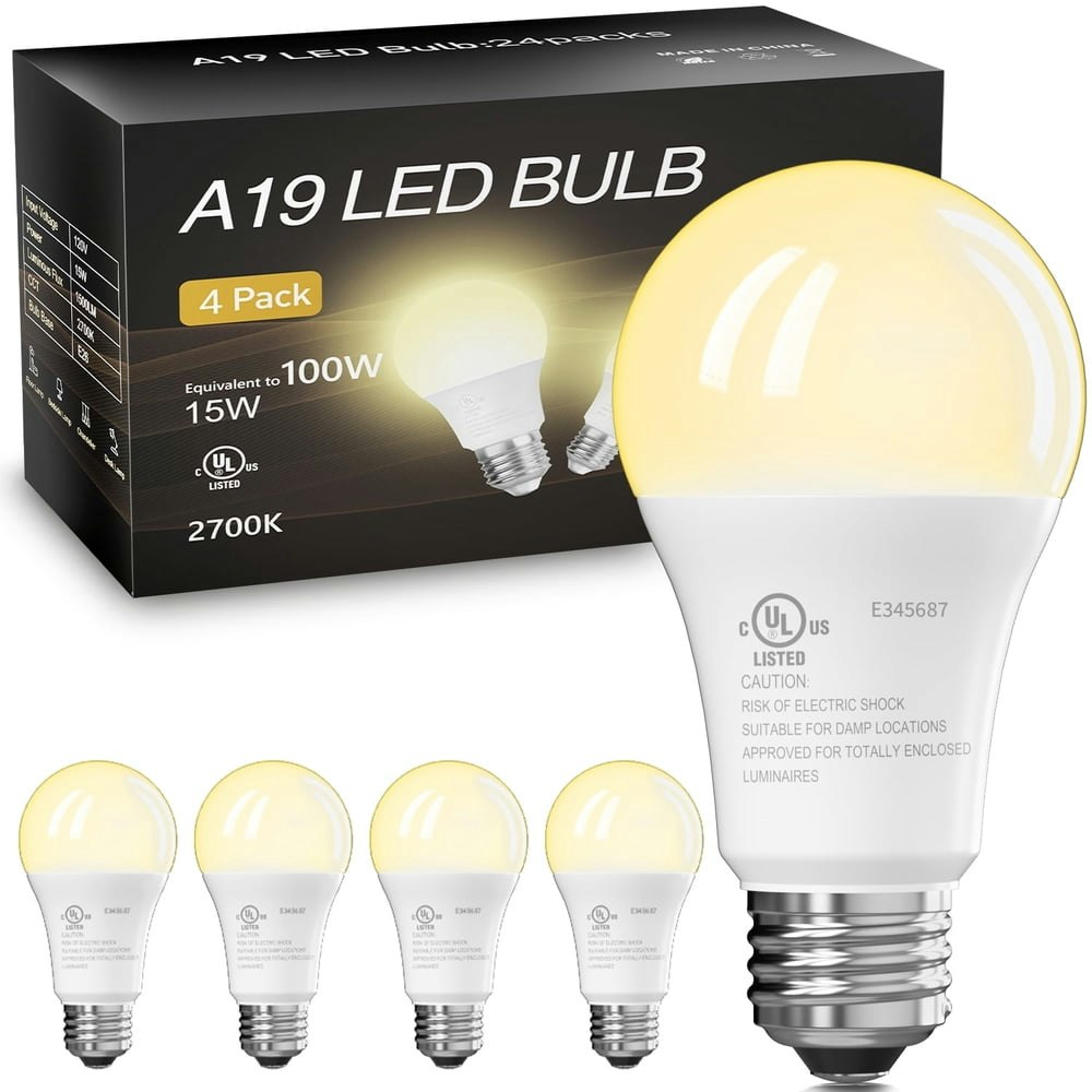 Daybetter A19 LED Light Bulbs 4-Pack: $9.99 Daybetter A19 LED Light Bulbs 4-Pack: $9.99