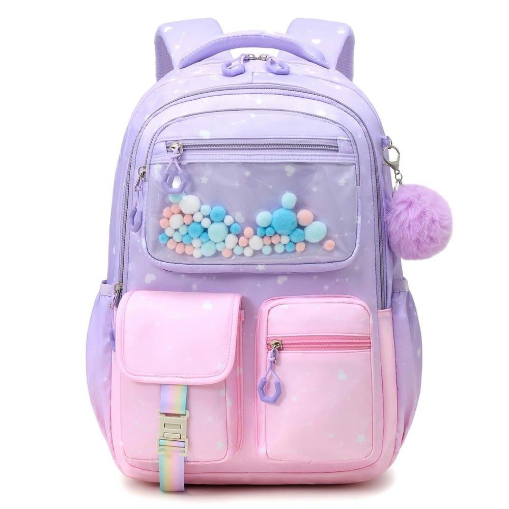 Girls' 20L School Backpack: $27.99 Girls' 20L School Backpack: $27.99
