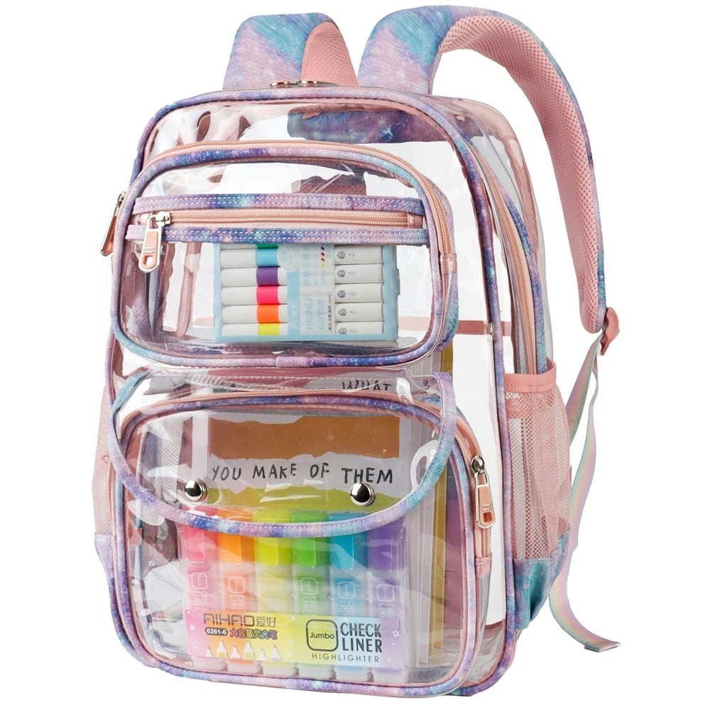 Dakimoe Heavy Duty Clear PVC Backpack: $22.99 Dakimoe Heavy Duty Clear PVC Backpack: $22.99