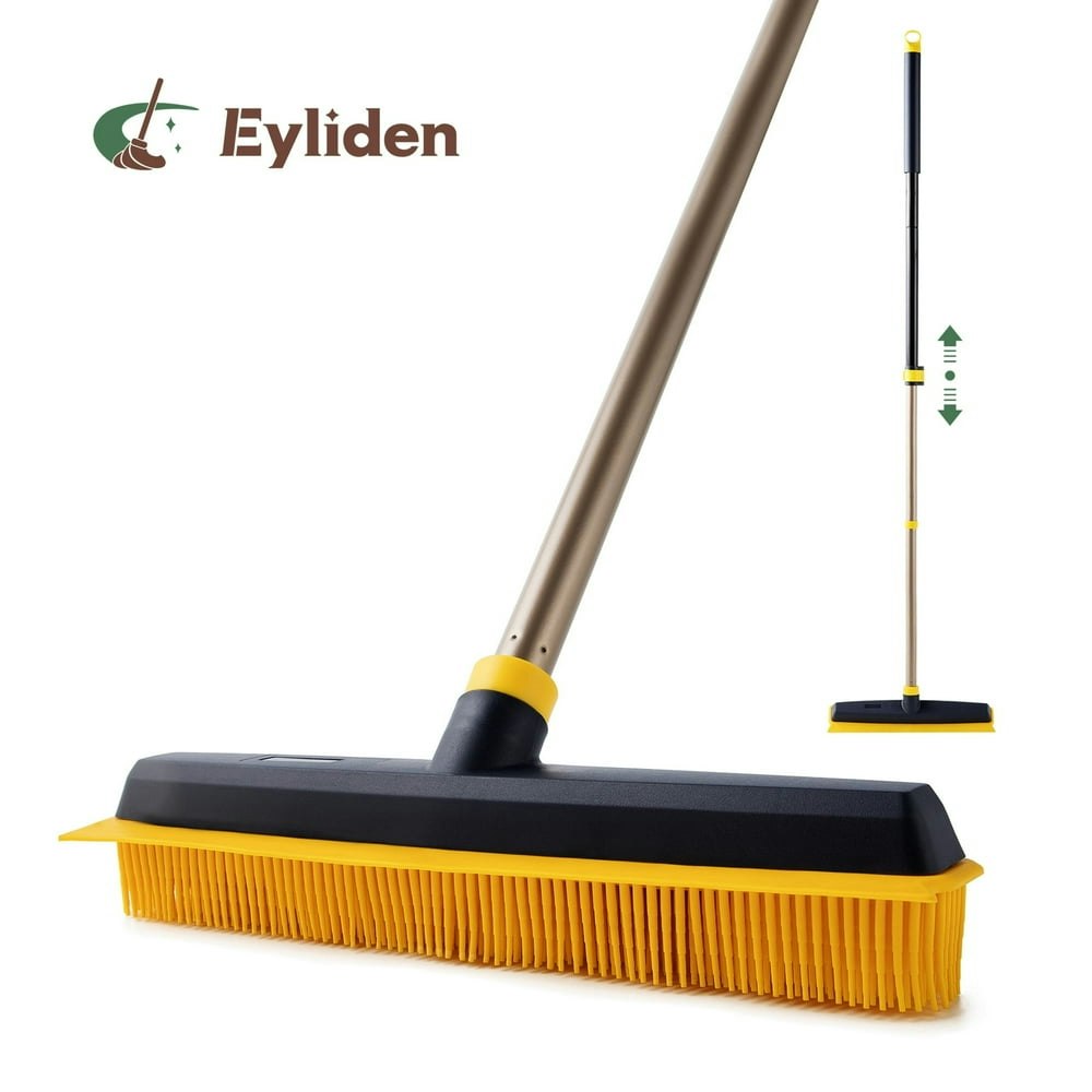 Eyliden Pet Hair Broom and Rubber Brush: $17.99 Eyliden Pet Hair Broom and Rubber Brush: $17.99